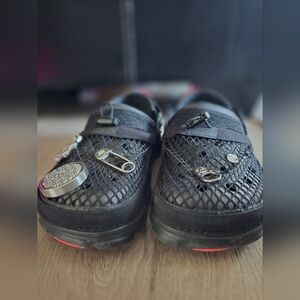 Black and Red Crocs All Terrain